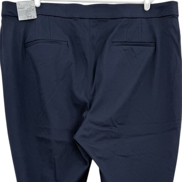 NWT Catherines Womens The Universal Navy Pants Size 28WP Stretch Contoured Waist - Picture 4 of 10